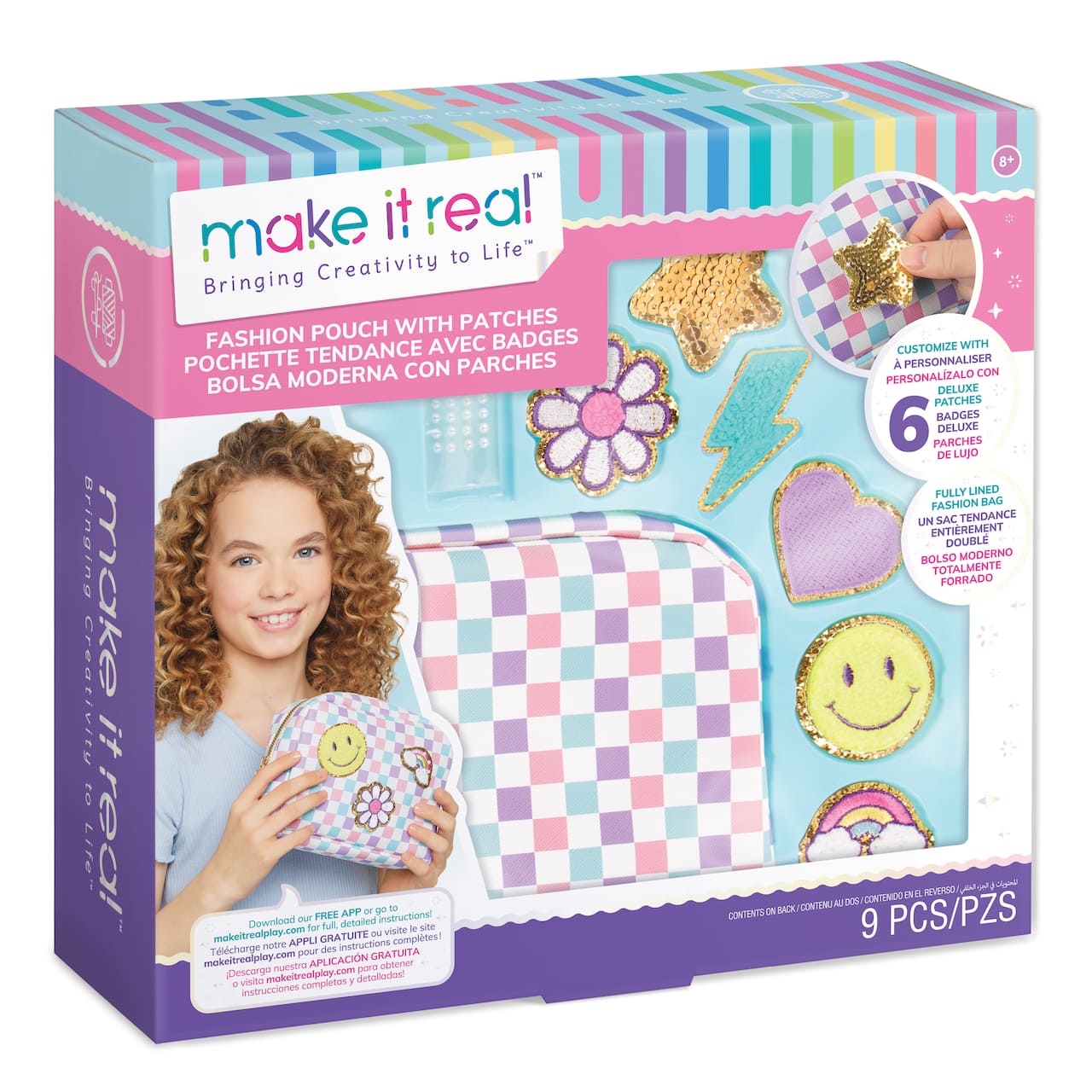 Make It Real&#x2122; Fashion Pouch With Patches Kit
